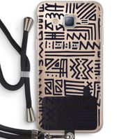Marrakech print: Samsung Galaxy J3 (2016) Transparant Hoesje met koord