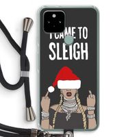 Came To Sleigh: Pixel 5 Transparant Hoesje met koord