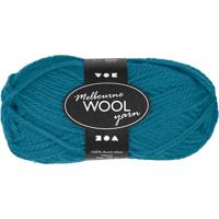 Creativ Company Melbourne wolgaren, l: 92 m, petrol, 50 gr/ 1 bol