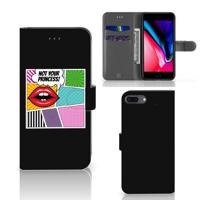 Apple iPhone 7 Plus | 8 Plus | Wallet Case | met Pasjes | Popart Princess