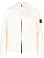 Stone Island hoodie en maille à patch logo - Tons neutres - thumbnail