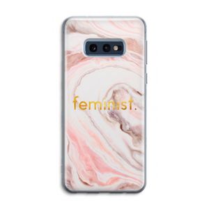 Feminist: Samsung Galaxy S10e Transparant Hoesje