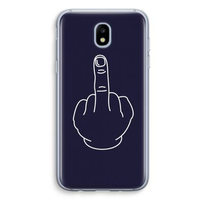 F**k U: Samsung Galaxy J5 (2017) Transparant Hoesje