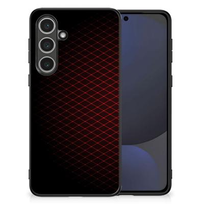 Samsung Galaxy S24 FE Back Case Geruit Rood Samsung Galaxy S24 FE Back Case Geruit Rood