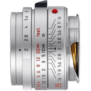 Leica 11674 M Summicron 35mm F/2.0 ASPH zilver