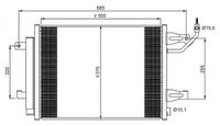 Condensor, airconditioning 350073