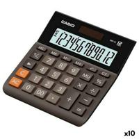 Rekenmachine Casio MH-12B Zwart 13,6 x 12,7 x 2,7 cm (10 Stuks)