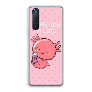 Love You A Lotl: Sony Xperia 5 II Transparant Hoesje