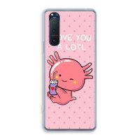 Love You A Lotl: Sony Xperia 5 II Transparant Hoesje