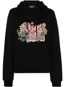 DSQUARED2 hoodie Hilde Doll - Noir