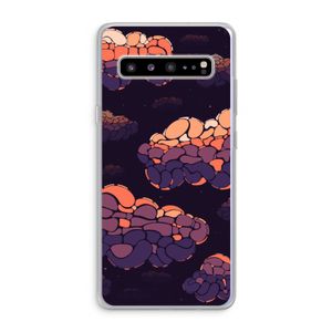 Patroon Wolken: Samsung Galaxy S10 5G Transparant Hoesje