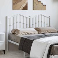 Hoofdbord 135 cm metaal wit