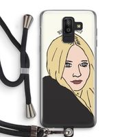 Ashley: Samsung Galaxy J8 (2018) Transparant Hoesje met koord