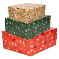 Luxe Kerst inpakpapier - cadeaupapier - 3 verschillende prints - 6x rollen - 250 x 70 cm Luxe Kerst inpakpapier - cadeaupapier - 3 verschillende prints - 6x rollen - 250 x 70 cm