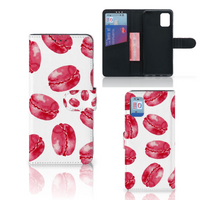 Samsung Galaxy A31 Book Cover Pink Macarons