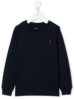 Ralph Lauren Kids sweat à motif Polo Pony - Bleu - thumbnail