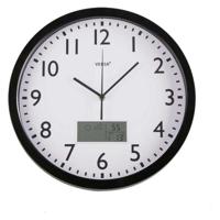 Muurklok Versa Zwart Plastic Minimalist 4 x 35 x 35 cm