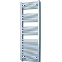 Elektrische Design Radiator Sanicare Plug & Play 172x60 cm Zilver Grijs 1127 Watt Met Chroom Thermostaat Links - thumbnail