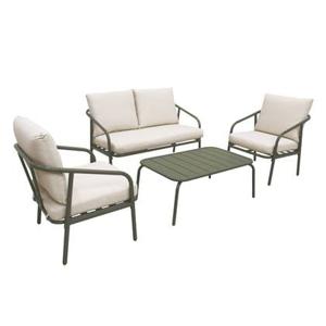 sweeek - Metalen loungeset, 4 zits