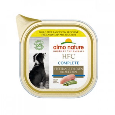 Almo Nature HFC Complete vrije uitloopkip natvoer hond (85 g) 1 tray (17 x 85 g)
