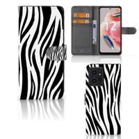 Xiaomi Redmi Note 12 4G | Telefoonhoesje | Met pasjeshouder | Zebra