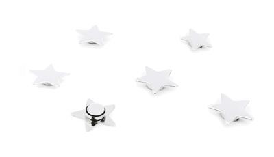 Trendform Magneetster - zilver - set van 6 stuks