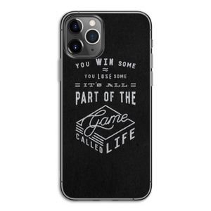 Life: iPhone 11 Pro Transparant Hoesje