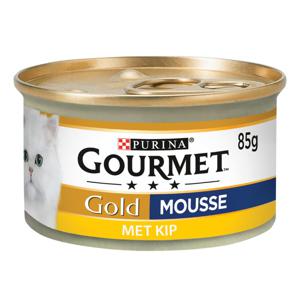 Gourmet Gold Mousse met Kip natvoer kat 85 gram