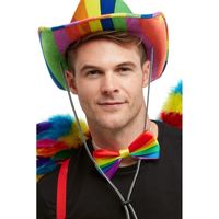 Regenboog strik - verkleedaccessoires - Gay pride thema   -