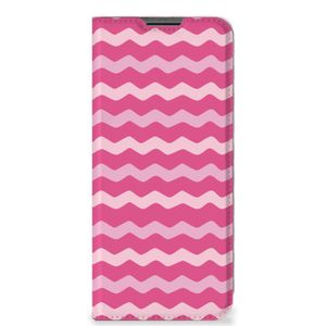 Nokia G50 Hoesje met Magneet Waves Pink