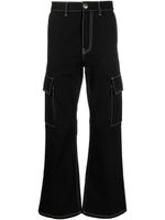 Marni pantalon chino à coupe évasée - Noir