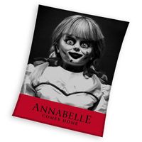Annabel Fleece plaid 150 x 200 cm Zwart - thumbnail