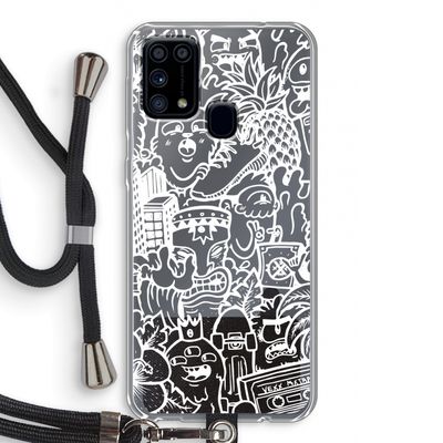 Vexx Mixtape #2: Samsung Galaxy M31 Transparant Hoesje met koord