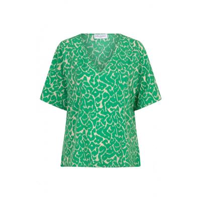 Lofty Manner - Groen | Dames | Blouse | Groen | M | regular | Kamst mode