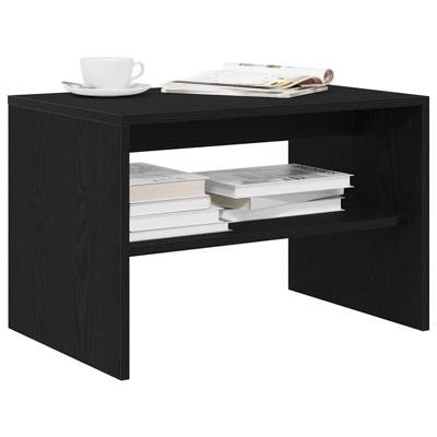 Tv-meubel 60x40x40 cm spaanplaat zwart eikenkleurig