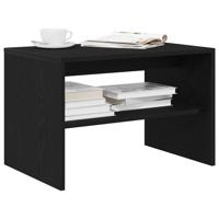 Tv-meubel 60x40x40 cm spaanplaat zwart eikenkleurig