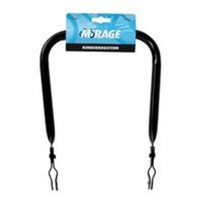 Mirage Kinderrugsteun met kussen dragerbevestiging 30 cm zwart