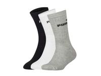 Puma 3 paar heren sokken (35-38, Zwart/grijs/wit)