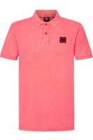 Petrol Industries Regular Fit Polo shirt Korte mouw roze - thumbnail
