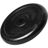 Gorilla Sports Halterschijf - 10 kg - Gietijzer - Rubber - 30 mm - thumbnail