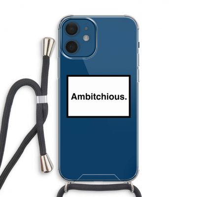 Ambitchious: iPhone 12 Transparant Hoesje met koord
