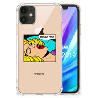 Apple iPhone 11 Anti Shock Bumper Case Popart Oh Yes - thumbnail