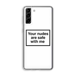 Safe with me: Samsung Galaxy S21 Plus Transparant Hoesje