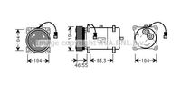 Ava Cooling Airco compressor CNAK161