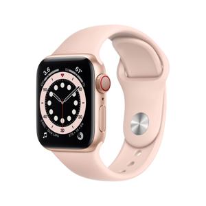 Apple Watch Series 6 OLED 40 mm Digitaal 324 x 394 Pixels Touchscreen 4G Goud Wifi GPS
