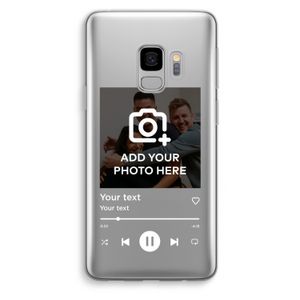 Music Player: Samsung Galaxy S9 Transparant Hoesje