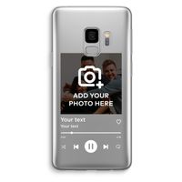 Music Player: Samsung Galaxy S9 Transparant Hoesje