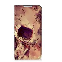 Mobiel BookCase Samsung Galaxy S22 Skullhead - thumbnail