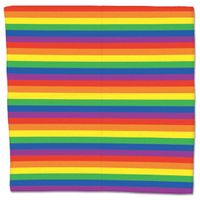 Regenboog bandana gestreept   -