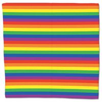 Regenboog bandana gestreept   - - thumbnail